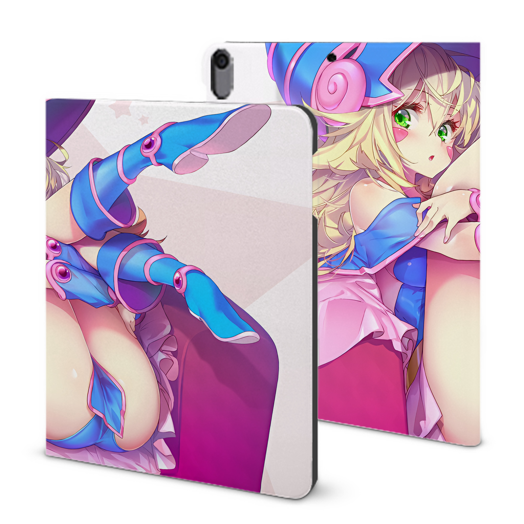 （画像用） 遊☆戯☆王 Yu-Gi-Oh! IPad ケース ブック型 PUレザー TPU 耐衝撃 軽量 薄型 ペン収納なし 全面保護 IPad 各モデル対応